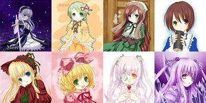 Rating: Safe Score: 0 Tags: 6+girls blonde_hair blue_eyes bonnet bow brown_hair dress green_eyes green_hair hairband hat heterochromia hina_ichigo image kanaria long_hair multiple multiple_girls pink_bow pink_hair red_eyes ribbon shinku short_hair siblings silver_hair sisters smile souseiseki suigintou suiseiseki tagme twins twintails User: admin