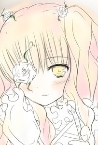 Rating: Safe Score: 0 Tags: 1girl blush flower image kirakishou long_hair looking_at_viewer pink_rose rose solo thorns white_flower white_rose yellow_eyes yellow_rose User: admin