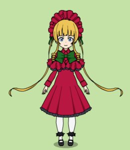 Rating: Safe Score: 0 Tags: 1girl bangs black_footwear blonde_hair blue_eyes bonnet bow bowtie capelet dress full_body green_background green_bow green_neckwear image long_hair long_sleeves looking_at_viewer pantyhose shinku shoes simple_background solo standing twintails very_long_hair white_legwear User: admin