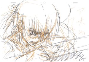 Rating: Safe Score: 0 Tags: 1girl barasuishou hair_ribbon image looking_at_viewer monochrome open_mouth sketch solo User: admin