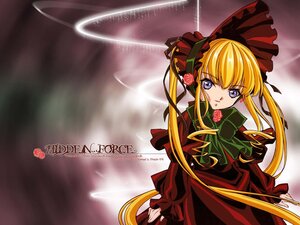 Rating: Safe Score: 0 Tags: 1girl auto_tagged blonde_hair blue_eyes bonnet bow bowtie dress flower green_bow image long_hair long_sleeves looking_at_viewer pink_rose red_capelet red_dress red_flower red_rose rose shinku solo twintails User: admin