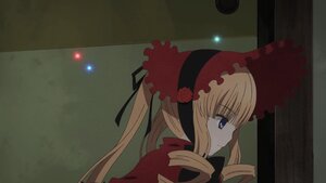 Rating: Safe Score: 0 Tags: 1girl bangs blonde_hair blue_eyes bonnet bow drill_hair flower hairband image long_hair profile red_flower red_rose rose shinku solo User: admin