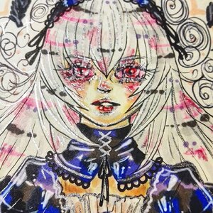 Rating: Safe Score: 0 Tags: 1girl eyelashes image long_hair looking_at_viewer red_eyes solo suigintou traditional_media User: admin