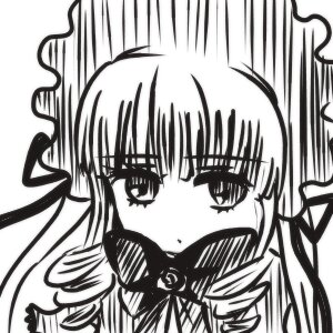 Rating: Safe Score: 0 Tags: 1girl bangs blunt_bangs eyebrows_visible_through_hair greyscale image long_hair looking_at_viewer monochrome shinku simple_background solo white_background User: admin