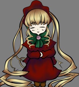 Rating: Safe Score: 0 Tags: 1girl blonde_hair bonnet bow bowtie closed_eyes dress flower full_body image long_hair long_sleeves red_dress rose shinku solo standing twintails very_long_hair User: admin