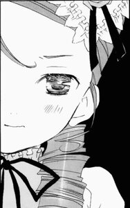 Rating: Safe Score: 0 Tags: 1girl blush close-up drill_hair face frills greyscale image kanaria looking_at_viewer monochrome simple_background solo twin_drills User: admin