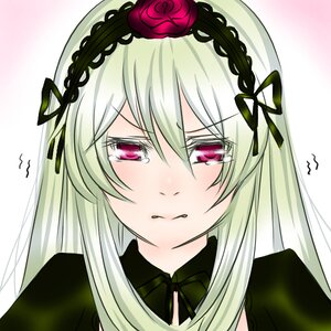 Rating: Safe Score: 0 Tags: 1girl blush closed_mouth eyebrows_visible_through_hair flower hair_between_eyes hairband image lolita_hairband long_hair looking_at_viewer red_eyes red_flower ribbon rose silver_hair solo suigintou tears white_background User: admin