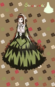 Rating: Safe Score: 0 Tags: 1girl brown_hair dress flower green_eyes head_scarf heterochromia image lolita_fashion long_hair looking_at_viewer pink_rose rose solo suiseiseki twintails very_long_hair white_flower white_rose User: admin