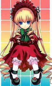 Rating: Safe Score: 0 Tags: 1girl blonde_hair bloomers blue_eyes bonnet bow bowtie cup dress drill_hair full_body green_bow image long_hair long_sleeves looking_at_viewer shinku shoes sitting solo twin_drills twintails underwear very_long_hair User: admin