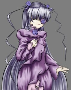 Rating: Safe Score: 0 Tags: 1girl barasuishou black_hair blue_flower blue_rose closed_eyes dress flower image long_hair long_sleeves purple_dress purple_rose rose solo very_long_hair User: admin