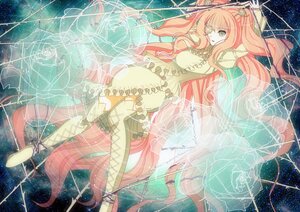 Rating: Safe Score: 0 Tags: 1girl dress hair_ornament image kirakishou long_hair pink_hair solo thighhighs very_long_hair User: admin