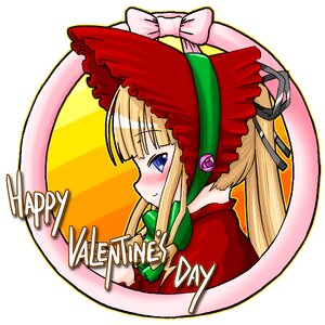 Rating: Safe Score: 0 Tags: 1girl blonde_hair blue_eyes blush bonnet bow image long_hair long_sleeves profile ribbon shinku sidelocks solo twintails upper_body User: admin