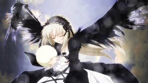 Rating: Safe Score: 0 Tags: 1girl bangs black_dress black_ribbon black_wings closed_eyes closed_mouth dress flower frilled_sleeves frills hairband image long_hair long_sleeves ribbon rose silver_hair solo suigintou very_long_hair wings User: admin