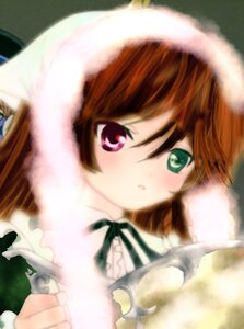 Rating: Safe Score: 0 Tags: 1girl blurry blurry_foreground blush brown_hair depth_of_field green_eyes head_scarf heterochromia image long_sleeves looking_at_viewer motion_blur red_eyes ribbon solo suiseiseki User: admin