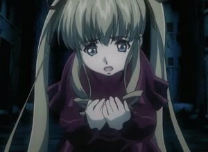 Rating: Safe Score: 0 Tags: 1girl auto_tagged image long_hair long_sleeves looking_at_viewer night open_mouth outdoors shinku solo twintails upper_body User: admin