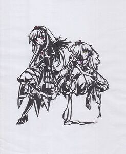 Rating: Safe Score: 0 Tags: 2girls barasuishou dress image long_hair long_sleeves multiple_girls pair red_eyes sitting spot_color suigintou yellow_eyes User: admin