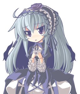 Rating: Safe Score: 0 Tags: 1girl ahoge bad_id bad_pixiv_id blush doll_joints dress flower frills gothic_lolita hairband highres image joints lolita_fashion lolita_hairband long_hair long_sleeves purple_eyes ribbon rikumaru rose rozen_maiden silver_hair solo striped suigintou vertical_stripes wings User: admin
