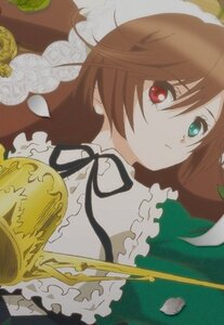 Rating: Safe Score: 0 Tags: 1girl brown_hair closed_mouth dress frills heterochromia image long_hair looking_at_viewer petals red_eyes ribbon solo souseiseki suiseiseki User: admin