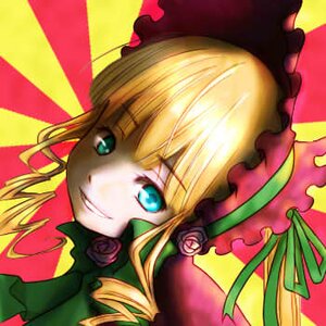 Rating: Safe Score: 0 Tags: 1girl bangs blonde_hair blue_eyes bonnet drill_hair flower hat image long_hair looking_at_viewer pink_flower pink_rose ribbon rose shinku smile solo User: admin