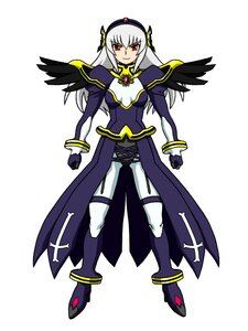 Rating: Safe Score: 0 Tags: 1girl armor breasts corrin_(fire_emblem)_(female) dark_persona full_body gloves hairband image long_hair red_eyes smile solo suigintou white_background white_hair wings User: admin