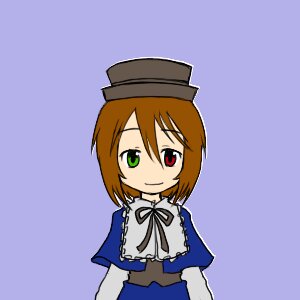 Rating: Safe Score: 0 Tags: 1girl blue_dress brown_hair capelet dress green_eyes hat heterochromia image long_sleeves looking_at_viewer purple_background red_eyes short_hair simple_background smile solo souseiseki top_hat upper_body User: admin