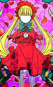 Rating: Safe Score: 0 Tags: 1girl blonde_hair bow bowtie capelet cup dress flower image long_hair petals red_dress red_flower rose shinku solo standing teacup twintails very_long_hair User: admin