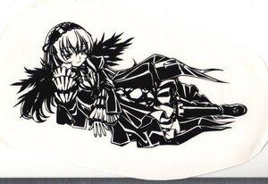 Rating: Safe Score: 0 Tags: 1girl dress frills full_body greyscale hairband image long_hair long_sleeves looking_at_viewer monochrome simple_background solo suigintou white_background wings User: admin