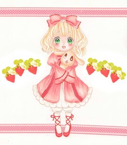 Rating: Safe Score: 0 Tags: 1girl :d ankle_lace-up blonde_hair blush bow dress food fruit full_body green_eyes hair_bow hina_ichigo hinaichigo image looking_at_viewer object_namesake open_mouth pantyhose pink_bow pink_dress shoes smile solo strawberry striped stuffed_animal white_legwear User: admin