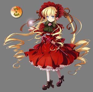 Rating: Safe Score: 0 Tags: 1girl blonde_hair blue_eyes bonnet bow bowtie capelet dress drill_hair flower full_body green_bow image long_hair long_sleeves looking_at_viewer pantyhose red_dress rose shinku shoes smile solo twin_drills twintails very_long_hair User: admin