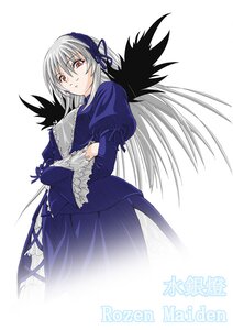 Rating: Safe Score: 0 Tags: 1girl black_wings crossed_arms dress frilled_sleeves frills image long_hair long_sleeves looking_at_viewer puffy_sleeves red_eyes ribbon silver_hair simple_background solo suigintou white_background wings User: admin