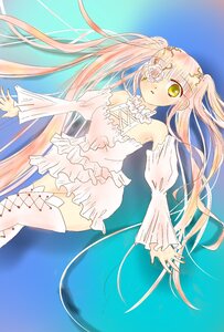 Rating: Safe Score: 0 Tags: 1girl bare_shoulders detached_sleeves dress eyepatch flower hair_flower hair_ornament image kirakishou long_hair pink_hair solo thighhighs very_long_hair yellow_eyes zettai_ryouiki User: admin