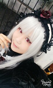 Rating: Safe Score: 0 Tags: 1girl artist_name bangs closed_mouth dated fingernails flower gothic_lolita hairband lips lolita_fashion long_hair looking_at_viewer nail_polish red_eyes red_flower rose signature solo suigintou white_hair User: admin