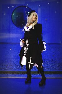 Rating: Safe Score: 0 Tags: 1girl blonde_hair boots dress full_body long_hair long_sleeves solo standing suigintou User: admin