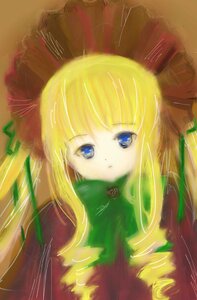 Rating: Safe Score: 0 Tags: 1girl bangs blonde_hair blue_eyes bow image long_hair looking_at_viewer shinku solo upper_body User: admin