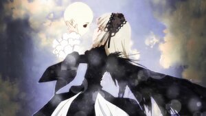 Rating: Safe Score: 0 Tags: 1girl bangs black_ribbon black_wings closed_mouth cloud cloudy_sky dress eyebrows_visible_through_hair frilled_sleeves frills hairband image long_hair long_sleeves outdoors profile red_eyes ribbon silver_hair sky solo suigintou very_long_hair wide_sleeves wings User: admin