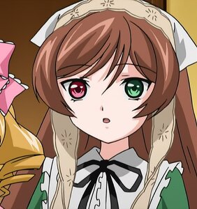Rating: Safe Score: 0 Tags: 1girl :o auto_tagged brown_hair frills green_eyes head_scarf heterochromia image long_hair neck_ribbon red_eyes ribbon solo suiseiseki upper_body User: admin