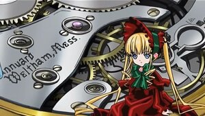 Rating: Safe Score: 0 Tags: 1girl blonde_hair blue_eyes bonnet bow bowtie dress green_bow ground_vehicle image long_hair long_sleeves looking_at_viewer motor_vehicle red_dress shinku sidelocks solo twintails User: admin
