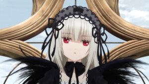 Rating: Safe Score: 0 Tags: 1girl bangs black_dress black_ribbon black_wings detached_collar dress feathered_wings feathers flower hairband image long_hair looking_at_viewer puffy_sleeves red_eyes ribbon silver_hair solo suigintou wings User: admin