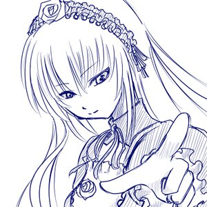 Rating: Safe Score: 0 Tags: 1girl bangs closed_mouth dress eyebrows_visible_through_hair flower frills frown greyscale hairband image lolita_hairband long_hair looking_at_viewer monochrome ribbon rose simple_background solo suigintou upper_body white_background User: admin