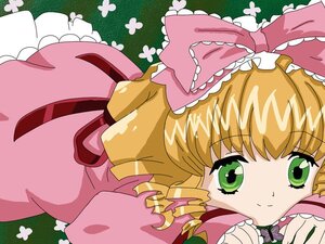 Rating: Safe Score: 0 Tags: 1girl blonde_hair bow bug butterfly dress drill_hair frills green_eyes hair_bow hina_ichigo hinaichigo image insect looking_at_viewer pink_bow ribbon smile solo User: admin