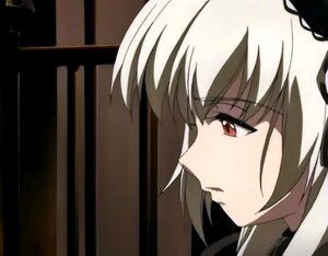 Rating: Safe Score: 0 Tags: 1girl bangs brown_eyes close-up closed_mouth eyebrows_visible_through_hair face from_side image profile solo suigintou User: admin