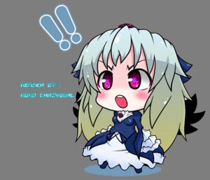 Rating: Safe Score: 0 Tags: 1girl blush chibi dress image long_hair open_mouth purple_eyes solo suigintou User: admin