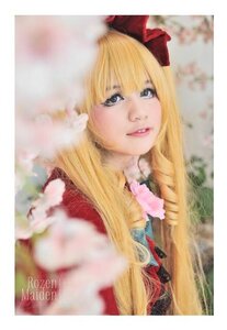 Rating: Safe Score: 0 Tags: 1girl artist_name bangs blonde_hair blue_eyes blurry blurry_background blurry_foreground bow depth_of_field flower lips long_hair looking_at_viewer photo realistic shinku solo white_border User: admin