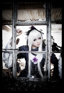 Rating: Safe Score: 0 Tags: 1girl 3d black_border flower gothic_lolita letterboxed lolita_fashion long_hair looking_at_viewer rose solo suigintou User: admin