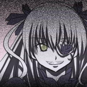 Rating: Safe Score: 0 Tags: 1girl barasuishou evil_smile face greyscale grin halftone image long_hair looking_at_viewer monochrome smile solo text_focus User: admin