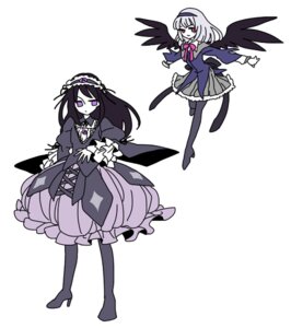 Rating: Safe Score: 0 Tags: 1girl akemi_homura angel_wings black_hair black_wings dress feathered_wings hairband high_heels image lolita_fashion long_hair pantyhose purple_eyes solo suigintou wings User: admin