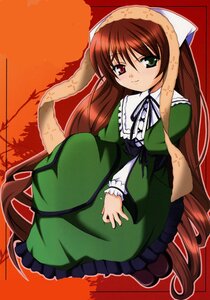 Rating: Safe Score: 0 Tags: 1girl brown_hair dress drill_hair frills full_body green_dress green_eyes hat head_scarf heterochromia image long_hair long_sleeves looking_at_viewer red_eyes solo suiseiseki very_long_hair User: admin