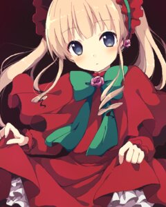 Rating: Safe Score: 0 Tags: 1girl blonde_hair blue_eyes blush bow bowtie capelet dress flower frills image long_hair long_sleeves looking_at_viewer pantyhose pink_flower pink_rose red_capelet red_dress ribbon rose shinku simple_background solo twintails User: admin