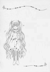 Rating: Safe Score: 0 Tags: 1girl boots chain cross-laced_footwear dress full_body greyscale hair_ornament image kirakishou knee_boots lace-up_boots long_hair monochrome one_eye_closed solo twintails very_long_hair User: admin