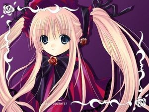 Rating: Safe Score: 0 Tags: 1girl blonde_hair blue_eyes dress expressionless flower image long_hair long_sleeves looking_at_viewer pink_rose rose shinku solo twintails very_long_hair User: admin